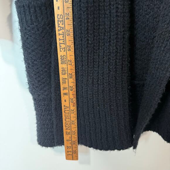 Anthropologie Pilcro Women's Eyelash Cardigan Sweater Black XS - Picture 7 of 8